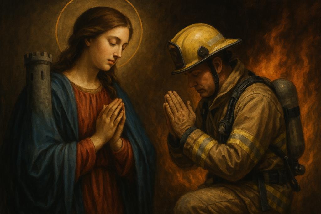 Preghiera per la Protezione dei Vigili del Fuoco a Santa Barbara